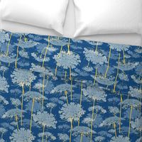 Queen Annes Lace  | Blue + Yellow