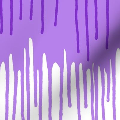 Paint drips purple  24 inch