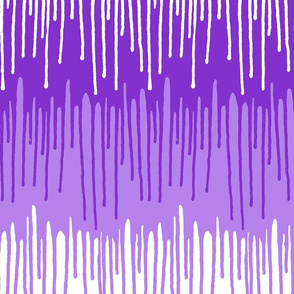 Paint drips purple  24 inch