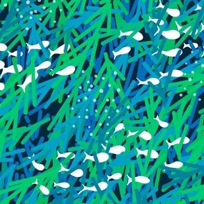 Where Little Fish Swim | Blue + Green