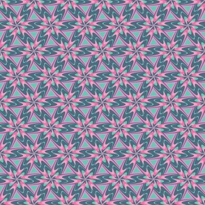 Light Summer Seasonal Color Palette Pink Gray Swirl Geometric