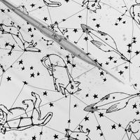 constellations // black and white kids designs nursery stars animals