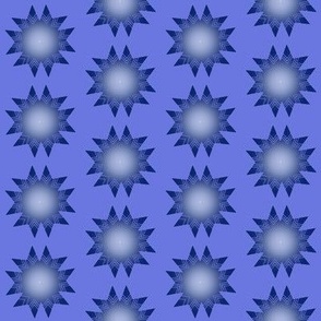 blue stars from afars