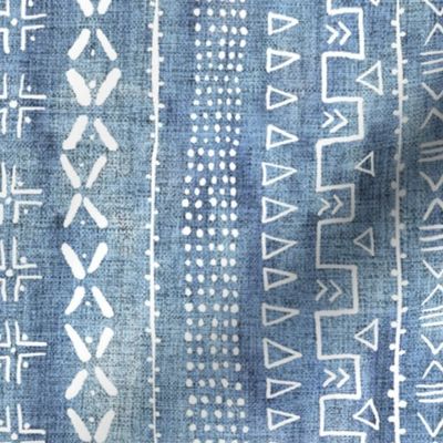 Mud Cloth1 light denim