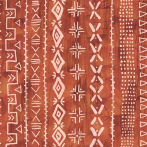 Mud Cloth Burnt Sienna