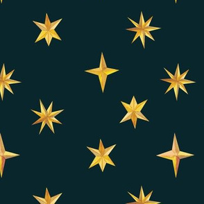 Painted Stars {Night} - medium scale