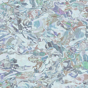 Neutral Blue - Marble Texture / Big Scale