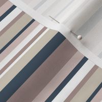  small scandi  Stripe- mauve and denim blue
