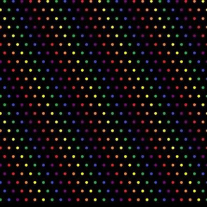 rainbow polka dots