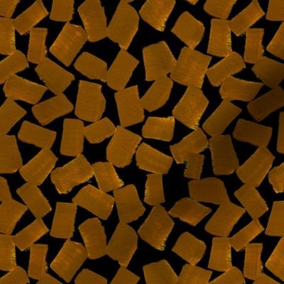 confetti brushstrokes in gold on black 8x8_300