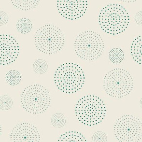 Circles of Dots & Dashes for SpringGeometric Florals 