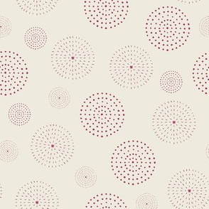 Circles of Dots & Dashes for Spring Geometric Florals
