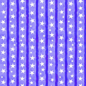 Starry Stripes - violet