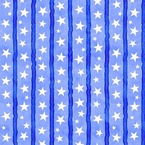 Starry Stripes - blue