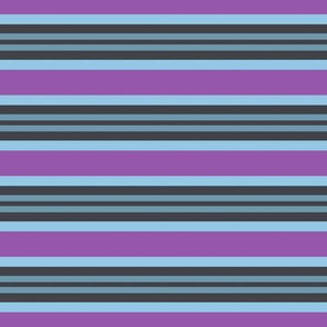 Soft Summer Seasonal Color Palette Horizontal Stripes