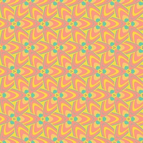 Warm Spring Seasonal Color Palette Stacked Triangles