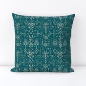 Verdure Ikat (teal) MED 