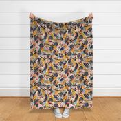 Paradise Birds Pattern / Big Scale