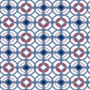 blue, red and white circles0425