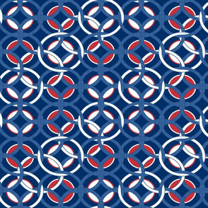 blue, red and white circles1025