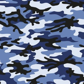 Medium  Scale / Camouflage / Blue Black 