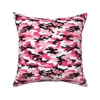 Medium  Scale / Camouflage / Pink Black White 