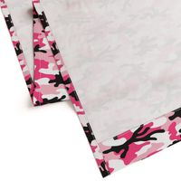 Large Scale / Camouflage / Pink Black White 