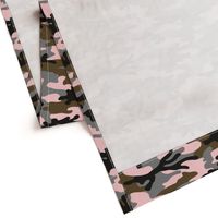 Large Scale / Camouflage / Pink Grey Khaki Black 