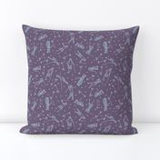 golf figure scatter purple and blue