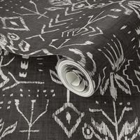 Verdure Ikat (soft black) MED 