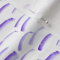 Purple watercolor brush stroke archs ♥ painted minimalistic design for modern home decor, bedding, nursery