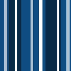Classic Blue Candy Stripes