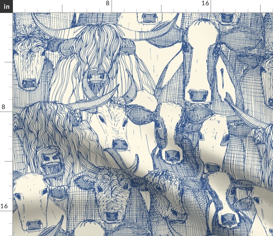 just cattle classic blue pearl large