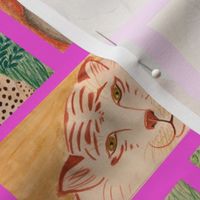 Lg. Trip to the Zoo on Pink by DulciArt, LLC