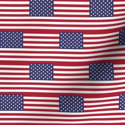 United States of America Flag Repeating