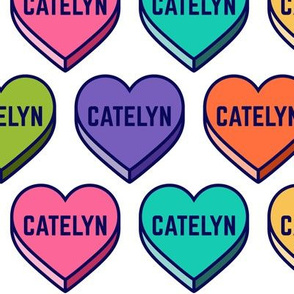 Personalized Candy Heart Name - Catelyn