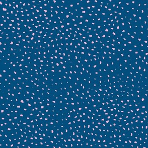 Little cheetah baby animals print small speckles and spots minimal abstract wild cat fur galaxy blue pink stars