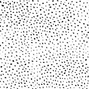 Little cheetah baby animals print small speckles and spots minimal abstract wild cat fur monochrome black and white