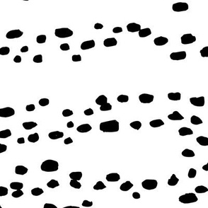 Little fallow deer animal spots minimal trend animal print texture monochrome black and white