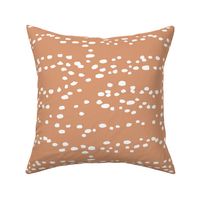 Little fall deer animal spots minimal trend animal print texture soft camel brown