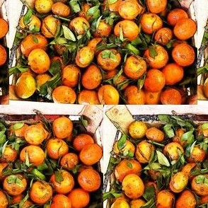 oranges at market