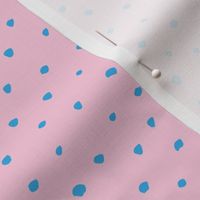Abstract animals spots and dots texture winter snow flakes pink blue