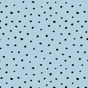 Abstract animals spots and dots texture winter snow flakes cool blue
