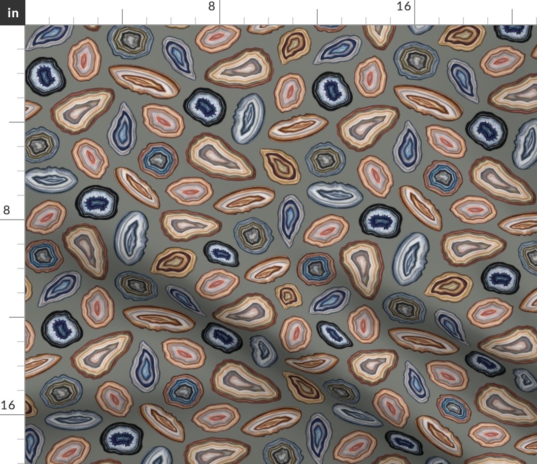 Stylized Agate Slices - Rock/Stone Pattern