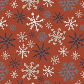 Winter Snowflake, Red