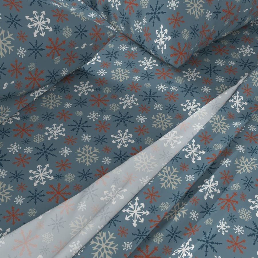 Winter Snowflake (blue)