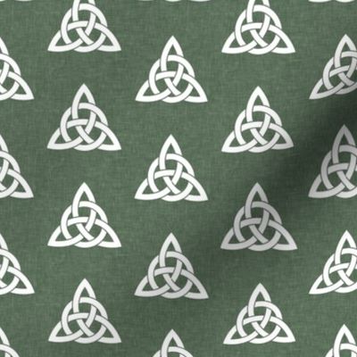 triquetra - trinity knot 2 - green - LAD19