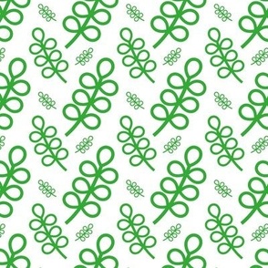 Green leaf texture pattern