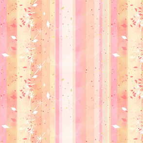 Preppy Grapefruit Waterfall in Pink and Orange-- Pink and Orange Preppy Atomic Diamonds and Stripes - Preppy Pink and Preppy Orange - Pink and Orange Coordinate - 13.93in x 9.02in -- 366dpi (41% of Full Scale)