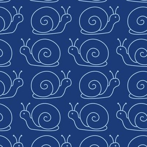 Blue snail texture pattern
